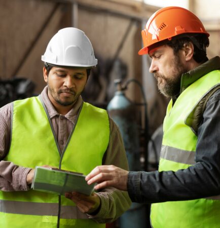 Maintenance and operations teams working together on the plant floor